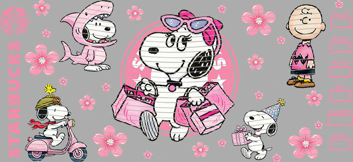 16oz Snoopy-SN-104
